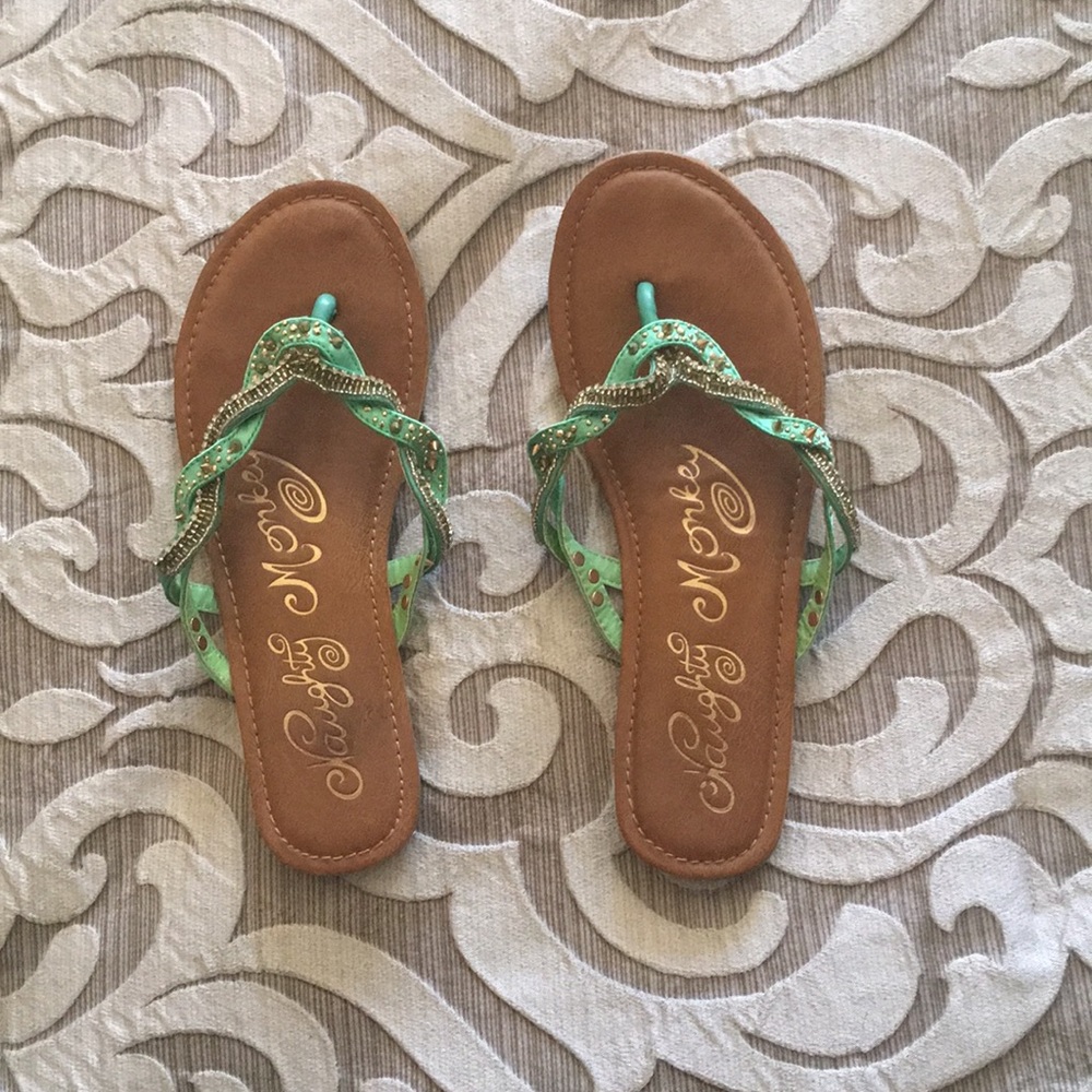 Naughty Monkey size 7 used.